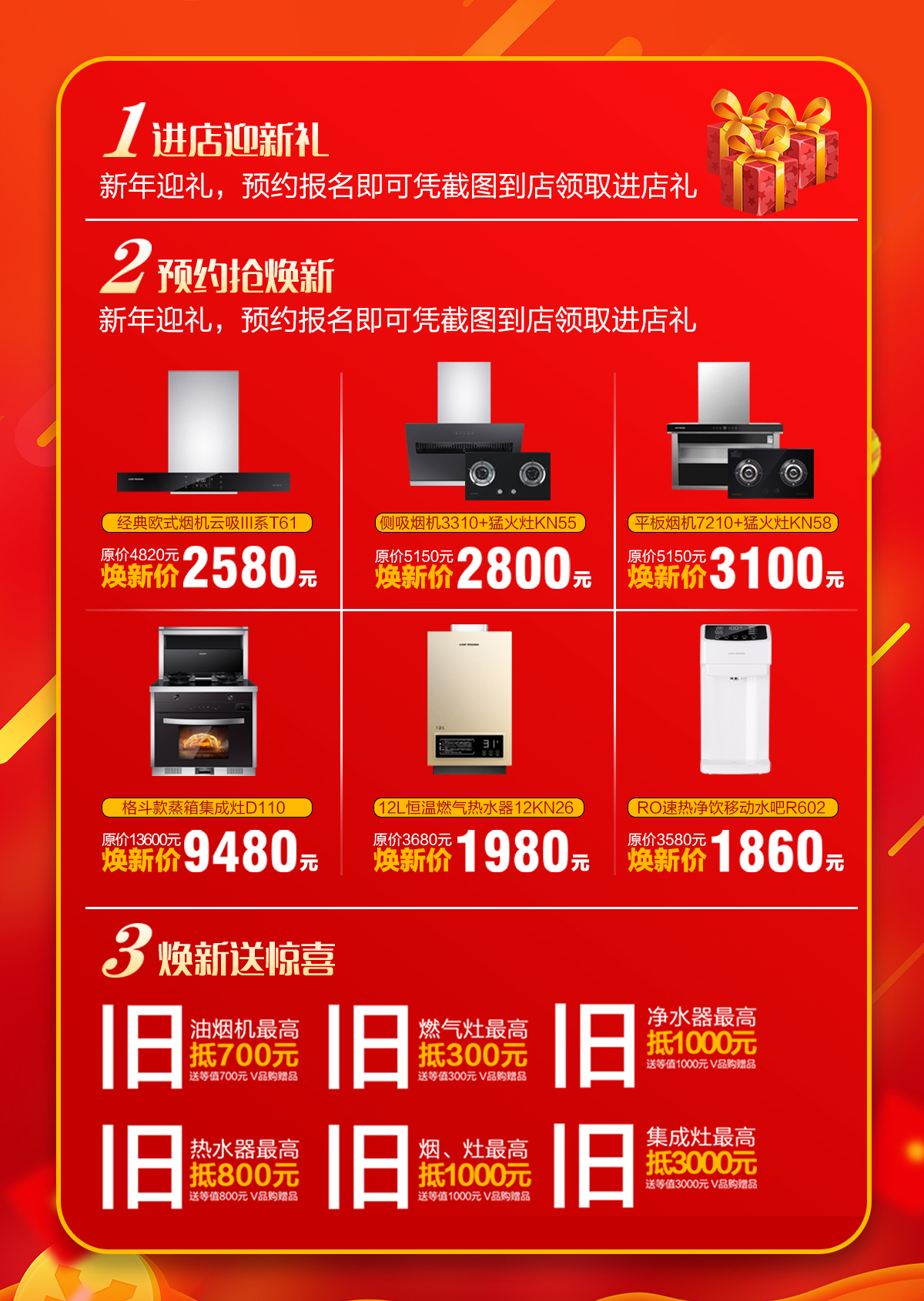 2020年3月，為愛(ài)放價(jià)，廚舊戰(zhàn)役，科恩廚電煥新上行，宅家廚房煥新裝，最高直降5000元!