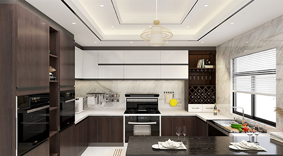 開放式廚房必備十大品牌科恩蒸烤消一體變頻大吸力集成灶，給力！