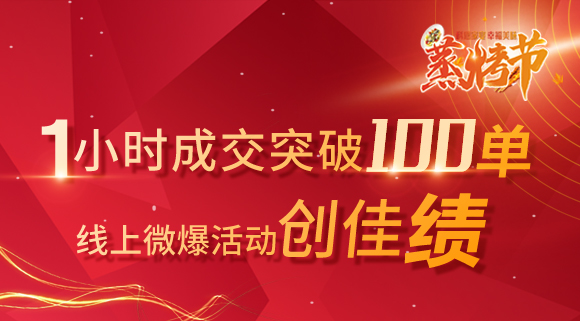 科恩蒸烤節(jié) | 線上微爆創(chuàng)佳績，1小時成交115單！