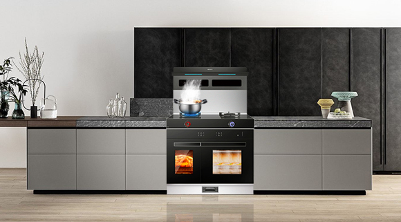 駕馭美食，輕而易舉！科恩S450變頻大吸力蒸烤消一體集成灶喚醒廚房美味