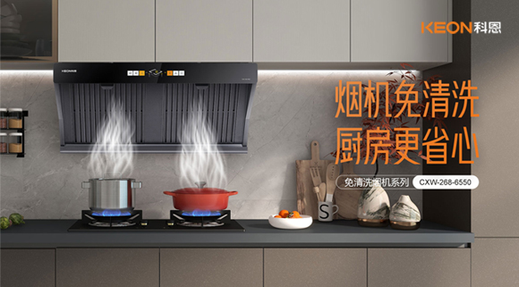 6550免清洗煙機(jī)，曲面變平，功能一樣強(qiáng)大！